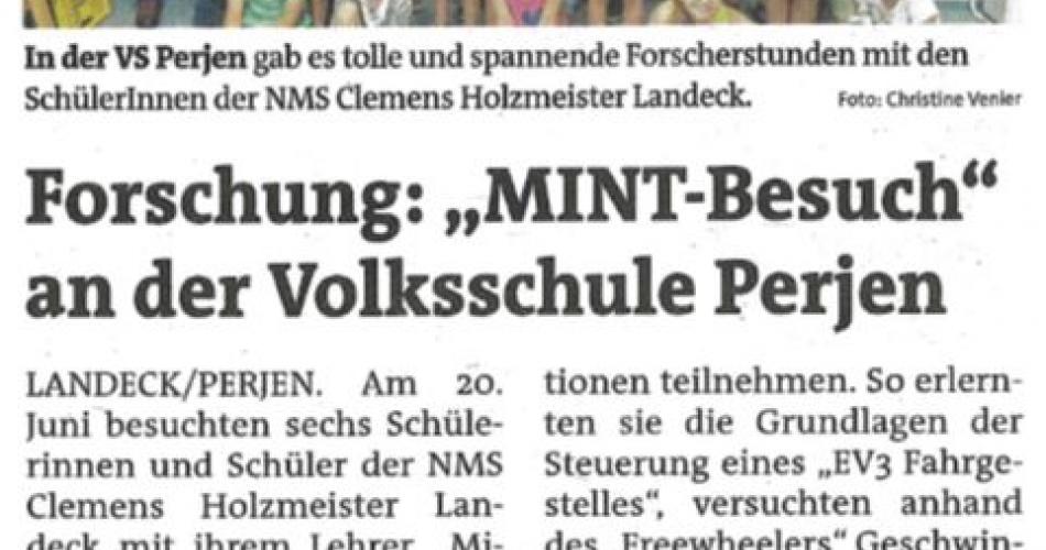 Mintbesuch - Pressebericht