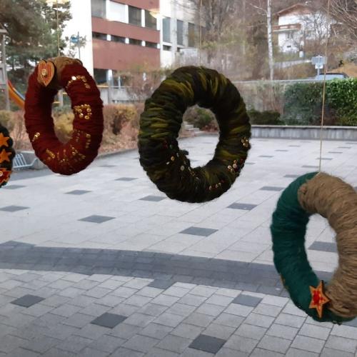 Weihnachtskränze - 4. Klasse 2