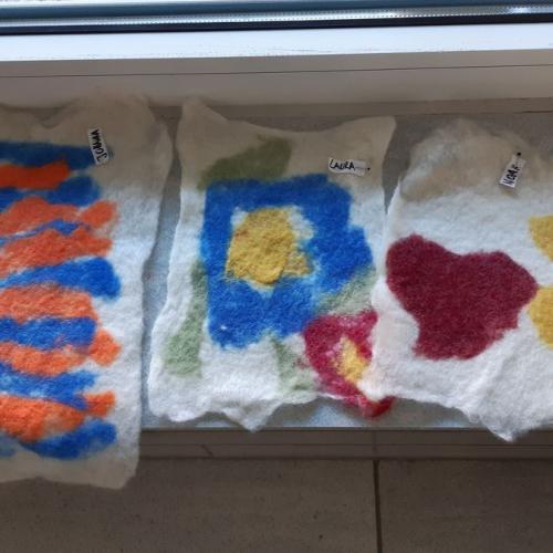 Werken - Flächen filzen 1