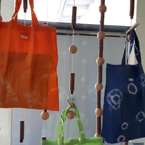 Werken - Batikstofftasche 4