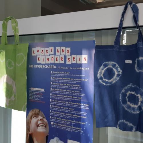 Werken - Batikstofftasche 3