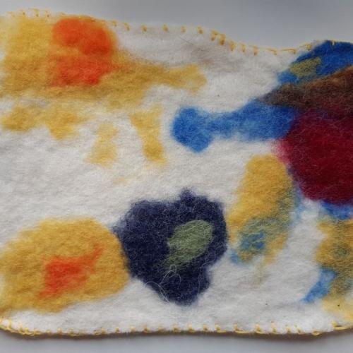Filzdecke mit Schlingstich 3