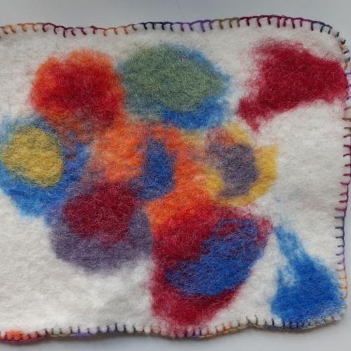 Filzdecke mit Schlingstich 4