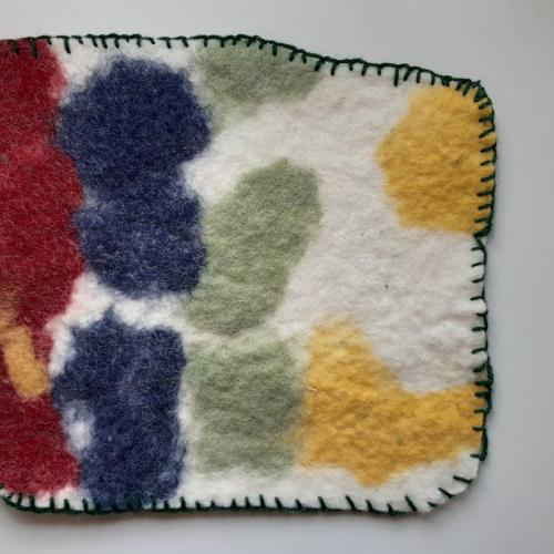 Filzdecke mit Schlingstich 6