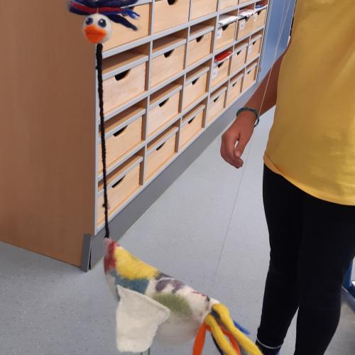 Marionetten aus gefilzten Flächen 4