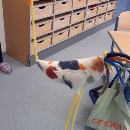 Marionetten aus gefilzten Flächen 5