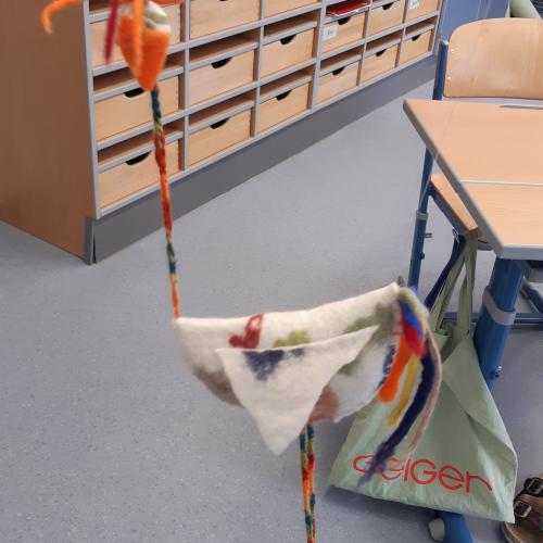 Marionetten aus gefilzten Flächen 6