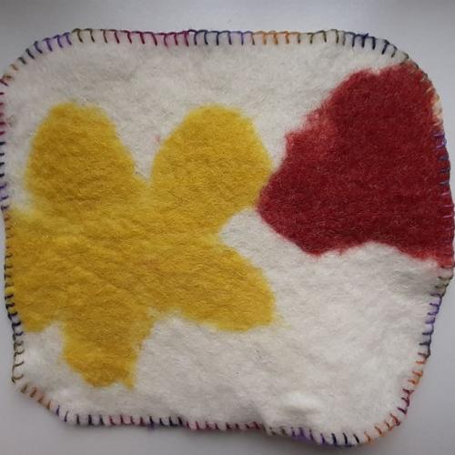 Filzdecke mit Schlingstich 8
