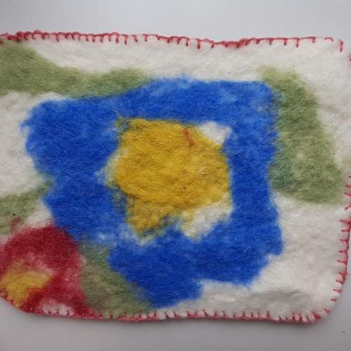 Filzdecke mit Schlingstich 10