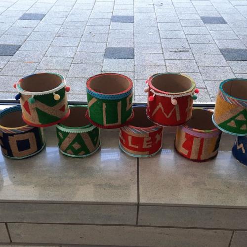 Dosen aus Papprollen