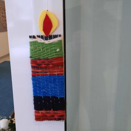 Werkunterricht - Kerzen (Webtechnik)