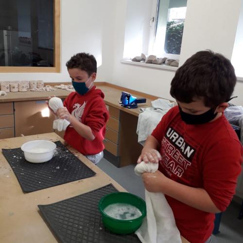 Werken - Nassfilzen von Schafen