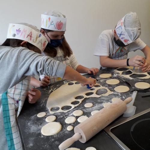 Apfeltaschen und Glücksschwein