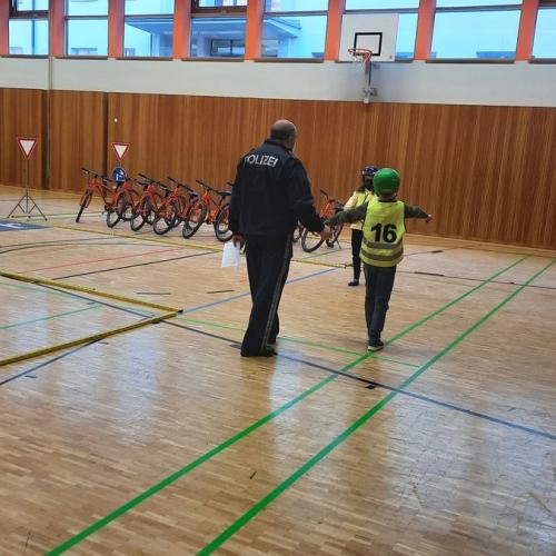 zweite Radfahrübung