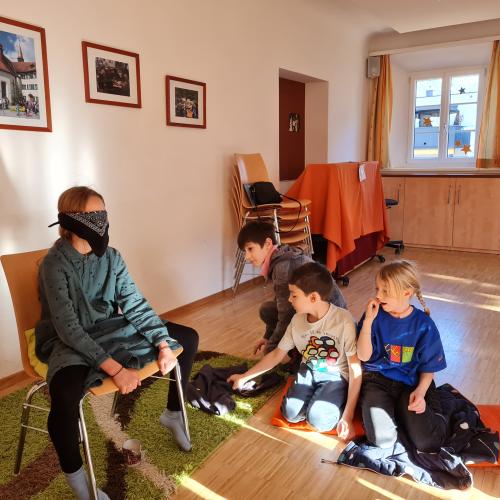 Religion in der Bücherei Perjen