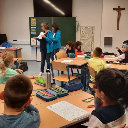 Zahngesundheitsvorsorge mit Einfärben