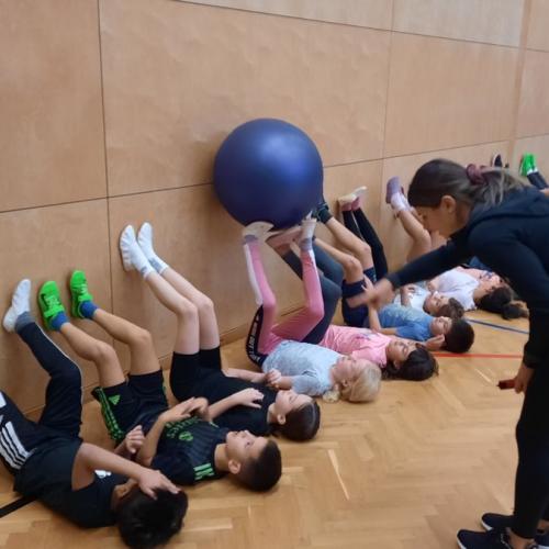 Hopsi Hopper - Gymnastikball weitertransportieren