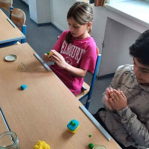 Ein Dorf aus Knetmasse