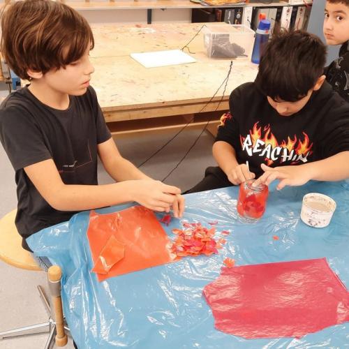 Lichtgläser für den Perjener Adventzauber