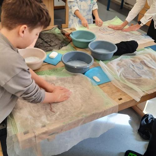 Sitzunterlage filzen