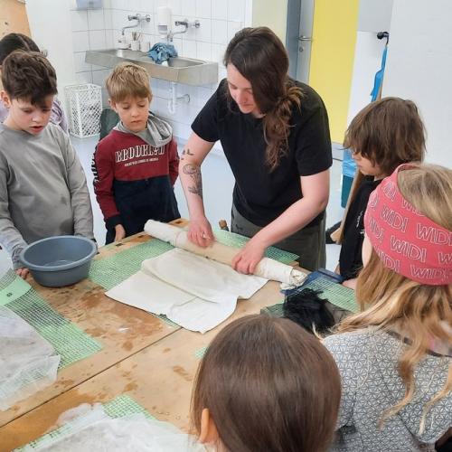 Sitzunterlage filzen