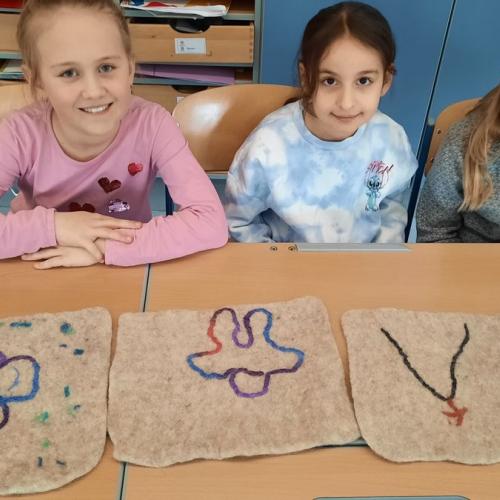 Sitzunterlage filzen