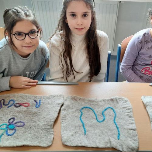 Sitzunterlage filzen