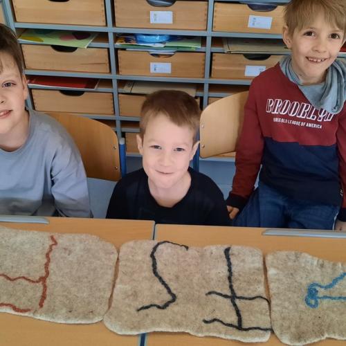 Sitzunterlage filzen