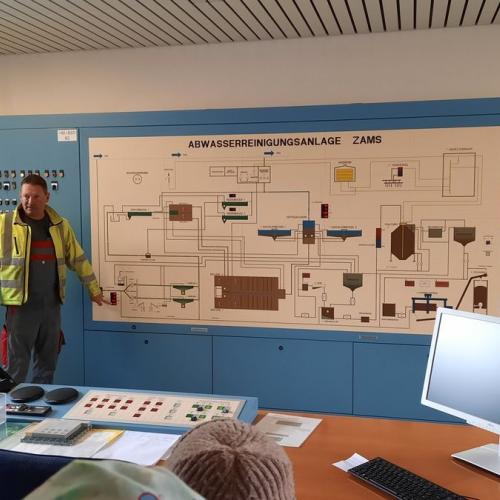 Besuch im Klärwerk Zams