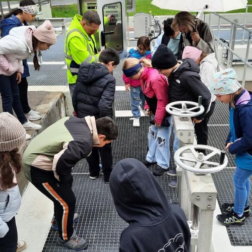 Besuch im Klärwerk Zams