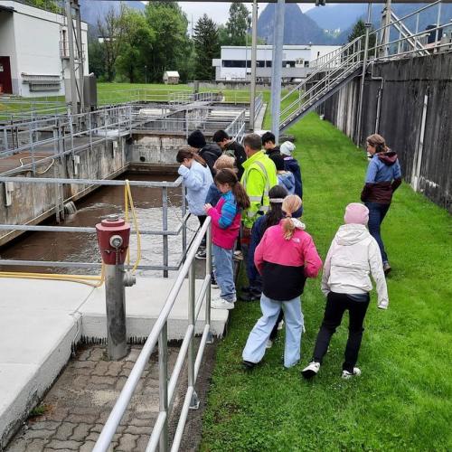 Besuch im Klärwerk Zams