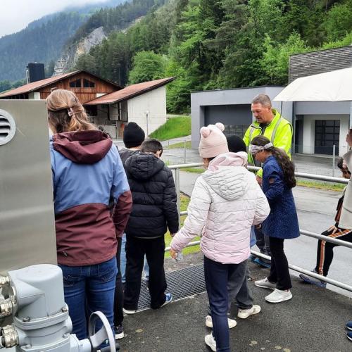 Besuch im Klärwerk Zams