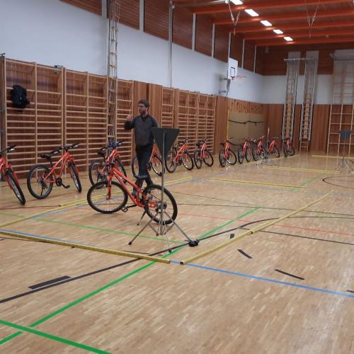 Radfahrübung - erste Einheit