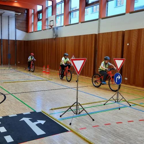 Radfahrübung - erste Einheit