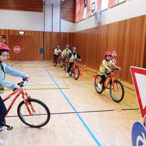 Radfahrübung - erste Einheit