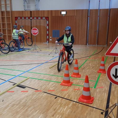 Radfahrübung - erste Einheit