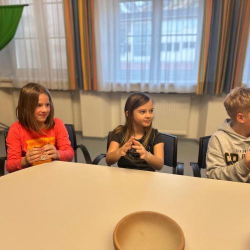 Musik mit der Partnerklasse