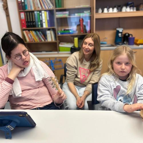 Musik mit der Partnerklasse