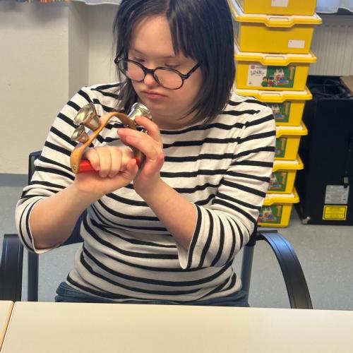 Musik mit der Partnerklasse