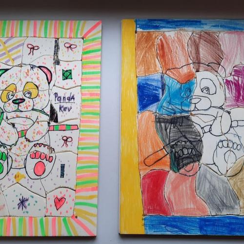 Schlüsselanhänger und Puzzle