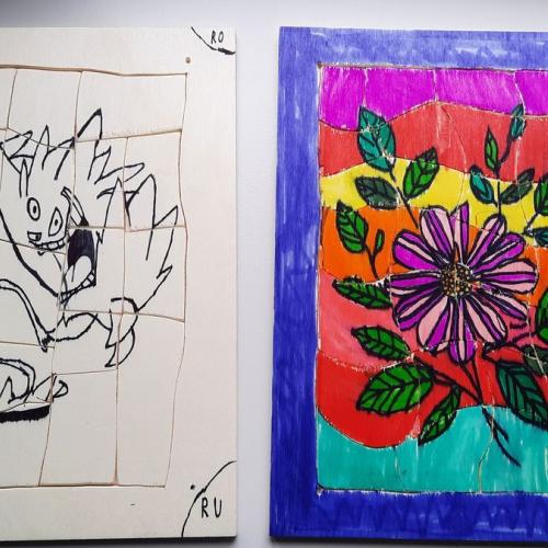 Schlüsselanhänger und Puzzle
