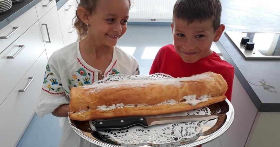 Wir backen Kuchen