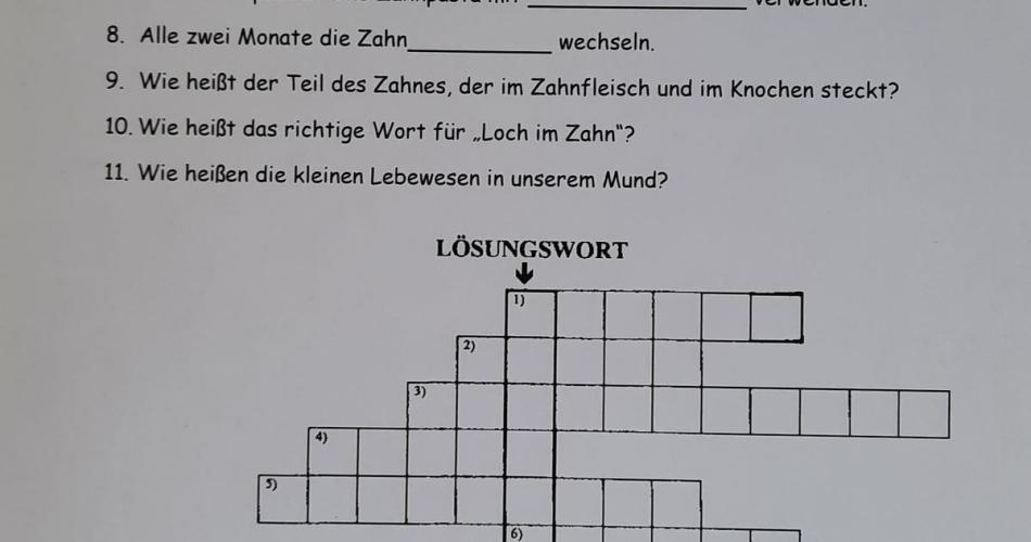 Zahngesundheit